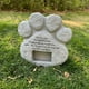 thumbnail image 4 of Paw Print Resina Salvador Adorno de Pérdida con Estampado de Pata de Lápida de Perro Gato Piedra Conmemorativa, 4 of 8