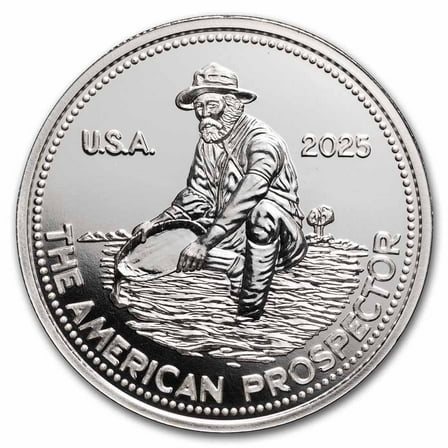 1 oz Silver Round - 2025 Revived Engelhard Prospector