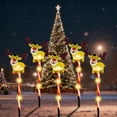 thumbnail image 7 of Bzdzmqm under $5 Solar Christmas Lights, 6-Pack Solar Christmas Lights, LED Waterproof Outdoor Decorations, Solar Courtyard Tree Reindeer Lights, Festive Outdoor Decor, Holiday Garden Lights, 7 of 7