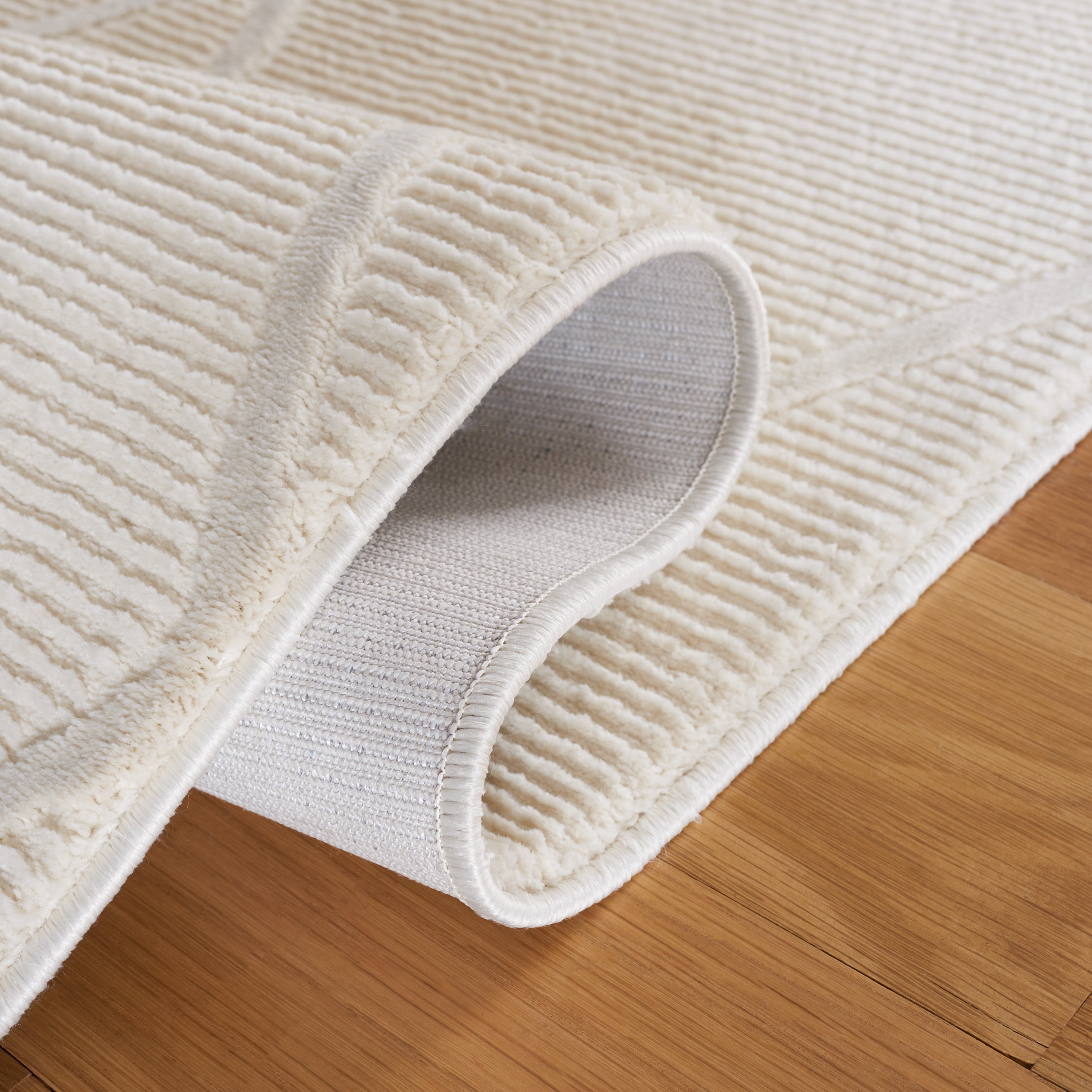 Safavieh Revive Lorrin Diamond Polyester Runner Rug, Ivory, 2'3" x 8'