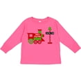 thumbnail image 3 of Inktastic Christmas Santa Express Train to the North Pole Boys or Girls Long Sleeve Toddler T-Shirt, 3 of 5
