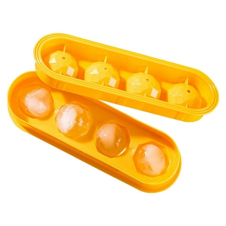 

KEUSN Flexible Ice Tray 4 Ice Molds For Freezer Easy Release Stackable Ice Trays For