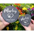 thumbnail image 5 of Pet Memorial Stone – Dog, Cat Memorial, Personalized Pet Loss Sympathy Gift, Grave Marker with Pet Name & Paw Print, Garden Slate for Bereavement, 5 of 5