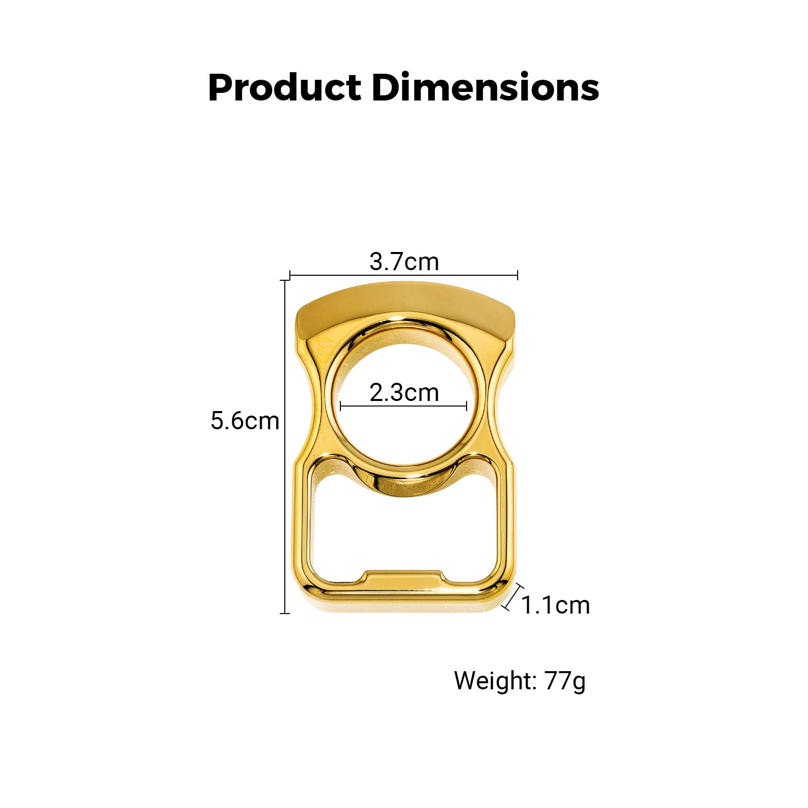 Unbranded Bottle Opener Solid Brass Manual Can Openers