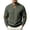 Army Green, variant on Mens Hipster Corduroy Casual Corduroy Sweatshirt Long Sleeve Crewneck Pullover Fall Polo Elbow Patch Sweaters