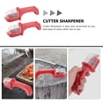 thumbnail image 3 of Zehuanyu  2 Pcs Household Scissor Sharpener Cutter Pencil Whetstone Sharpeners Red, 3 of 8