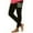 Black A, variant on Lopecy-Sta Casual Pants Women Gift for Women Ladies' Fashionable Floral Printed Leggings Yoga Casual Pants and Leggings Ankle Length Footless Elastic Leggings