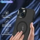 thumbnail image 4 of Funda TEKKU Matte Style para iPhone 15 PLUS Trans Negra compatible con MagSafe, 4 of 7