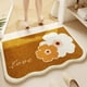 thumbnail image 4 of Alfombrilla de Baño, Antideslizante, Tapete de Ducha, Alfombra de Baño con Ventosas, Poliéster Suave, 50 x 80 cm, Cubre suelos Absorbente para Baño, Multicolor, 4 of 6