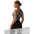 thumbnail image 3 of MINTREUS Racerback Sports Bras for Women - Padded Seamless Support Bra for Yoga Gym Workout Fitness, 3 of 7