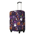 thumbnail image 2 of Easygdp Halloween Sweet Candy Print Elastic and Washable Suitcase Protective Cover with Hidden Zipper Fits 18-32 inch Luggage -Medium, 2 of 9
