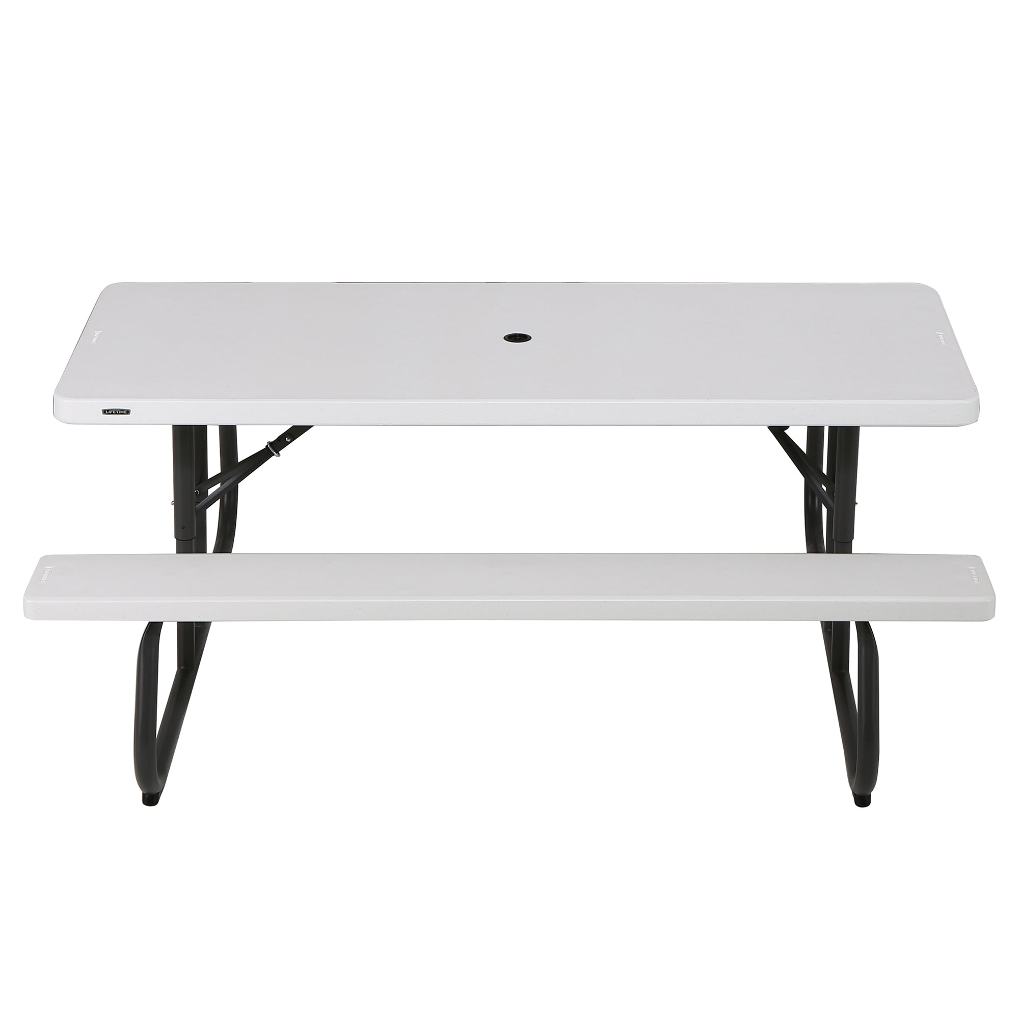 Lifetime 6 Foot Picnic Table White Granite 80215