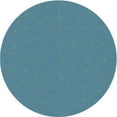 thumbnail image 1 of Ahgly Company Indoor Round Patterned Blue Eyes Blue Area Rugs, 8' Round, 1 of 1
