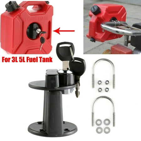 

Hayafir For 3L 5L Fuel Tank Mount Petrol Can Jerry Cans Key Bracket Holder Lock Fastener