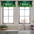 thumbnail image 3 of LALILO Kitchen Curtain Valance High Quality Horizontal With Rod Pocket Window Curtain 52"x 18" Set of 2, 3 of 5