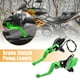 thumbnail image 2 of 1 Par 7/8' 22mm Unique Bargains Motocicleta Freno Embrague Bomba Palanca Maestro Verde, 2 of 7