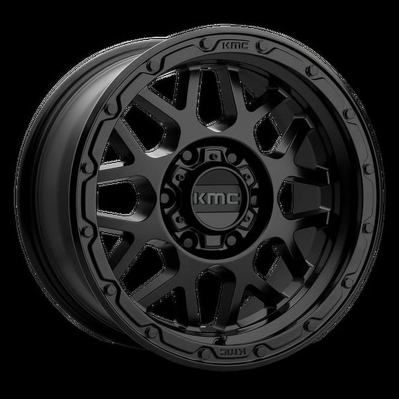 KMC Aluminum Rim KM535 GRENADE OFF-ROAD 17X9in Matte Black Finish, KM53579050712N