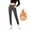 14#Dark Gray, variant on Womens Sherpa Fleece Lined Pants Winter Warm Thick Leggings Stretchy High Waisted Tights Warm Thermal Pants with Pockets Black S