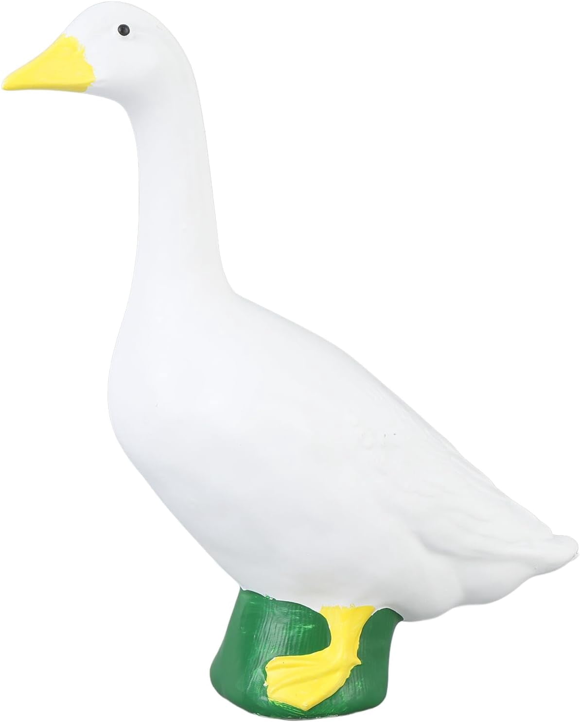 2026 New Goose Statue, Large White Geese Duck Garden Statues, Resin Porch Goose Wild Goose Outdoor Lawn Statue Art Decor Ornament, 7" Outdoor Duck Ornaments Resin