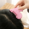 thumbnail image 3 of Paquete de 4 Mini peine cortador de pelo, recortador de pelo con puntas abiertas, recortador de flequillo, cubierta protectora ABS, diseño a prueba de polvo organiza rotos, 3 of 5