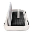 thumbnail image 2 of EBTOOLS Pet Small Puppy Dog Potty Toilet Loo Pee Litter Tray Training Pad Indoor Holder, 2 of 8