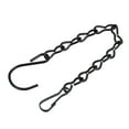 thumbnail image 1 of Unique Bargains 24cm Extension Lighting Chain S Hook Hanging Chains Black 2 Pack, 1 of 6