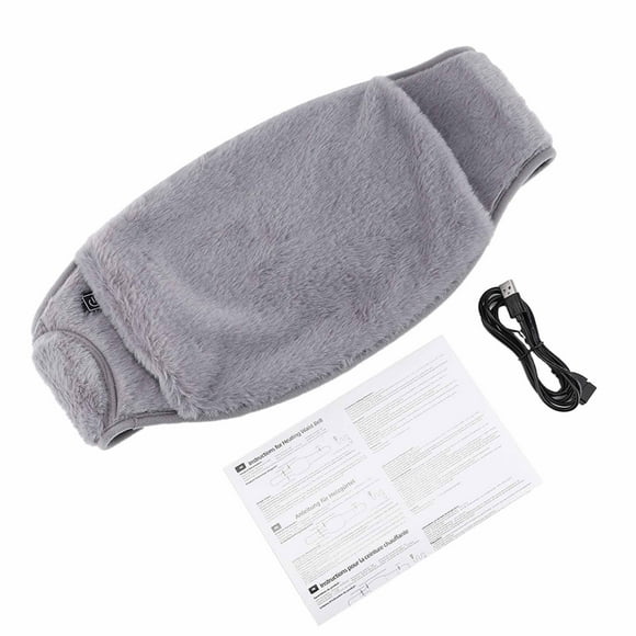 Hearth & Gear USB Powered Heating Waist Belt Heating Pad With Hand Pockets Heated Waist Belt For Joints Three Temperature Control Grey Exercise Workout Bands Pedals Workout Items for Women Foot Warmer