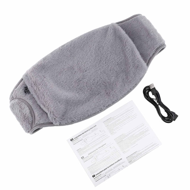 Hearth & Gear USB Powered Heating Waist Belt Heating Pad With Hand Pockets Heated Waist Belt For Joints Three Temperature Control Grey Upper Body Workout Bar Hand Cycle Folding Pedal Workout Stuff for