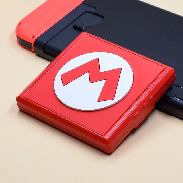 Switch Game Card Case Holder for Nintendo Switch Lite/ Switch OLED, Cute Kawaii Portable Thin Hard Shell, Protective Shockproof Storage Case Box with 12 Cartridge Slots