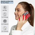 thumbnail image 3 of Funda de PU con anillo de cobertura total antideslizante para Samsung Galaxy S22 con pulsera, 3 of 5