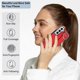 thumbnail image 3 of Funda de PU con anillo de cobertura total antideslizante para Samsung Galaxy S22 con pulsera, 3 of 5