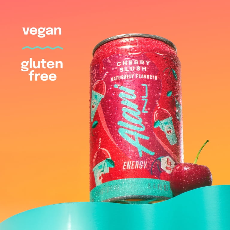 Alani Nu Sugar Free Energy Drink Mini, Cherry Slush, 8.4 fl oz, 4