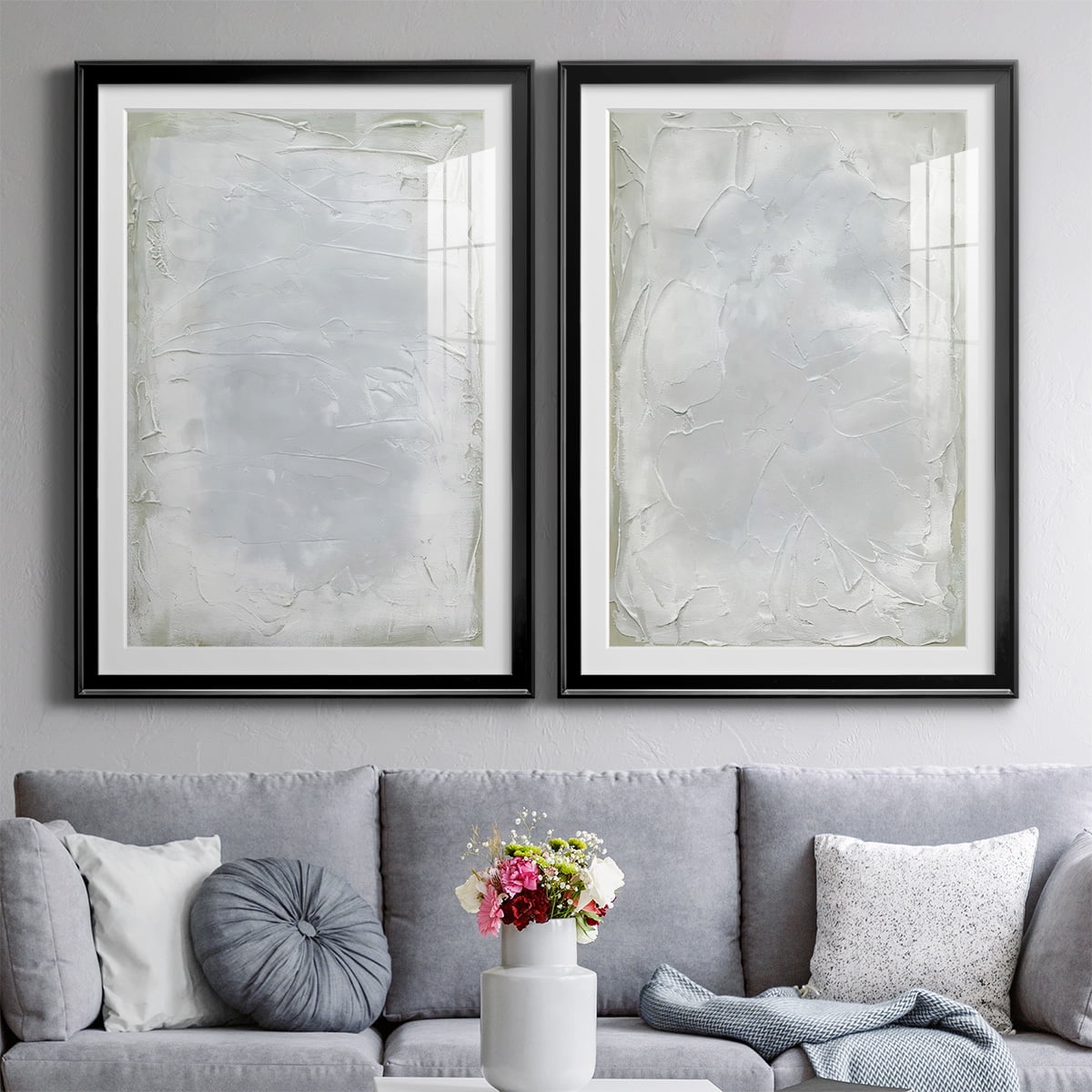 Wexford Home Subtle Transitions I Premium Framed Print, 22.5" x 30.5" - Ready to Hang, Black (Set of 2)