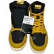 thumbnail image 4 of N I-K-E A i r-Jor-dan 1 RETRO HIGH OG Pollen A i r-Jor-dan 1 Sneakers Shoes Yellow Black, 4 of 6