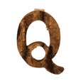 thumbnail image 2 of Dream Lifestyle Number Figurine Flat Back Bark Surface Wood Fine Workmanship Number Art Ornament for Party, 2 of 8