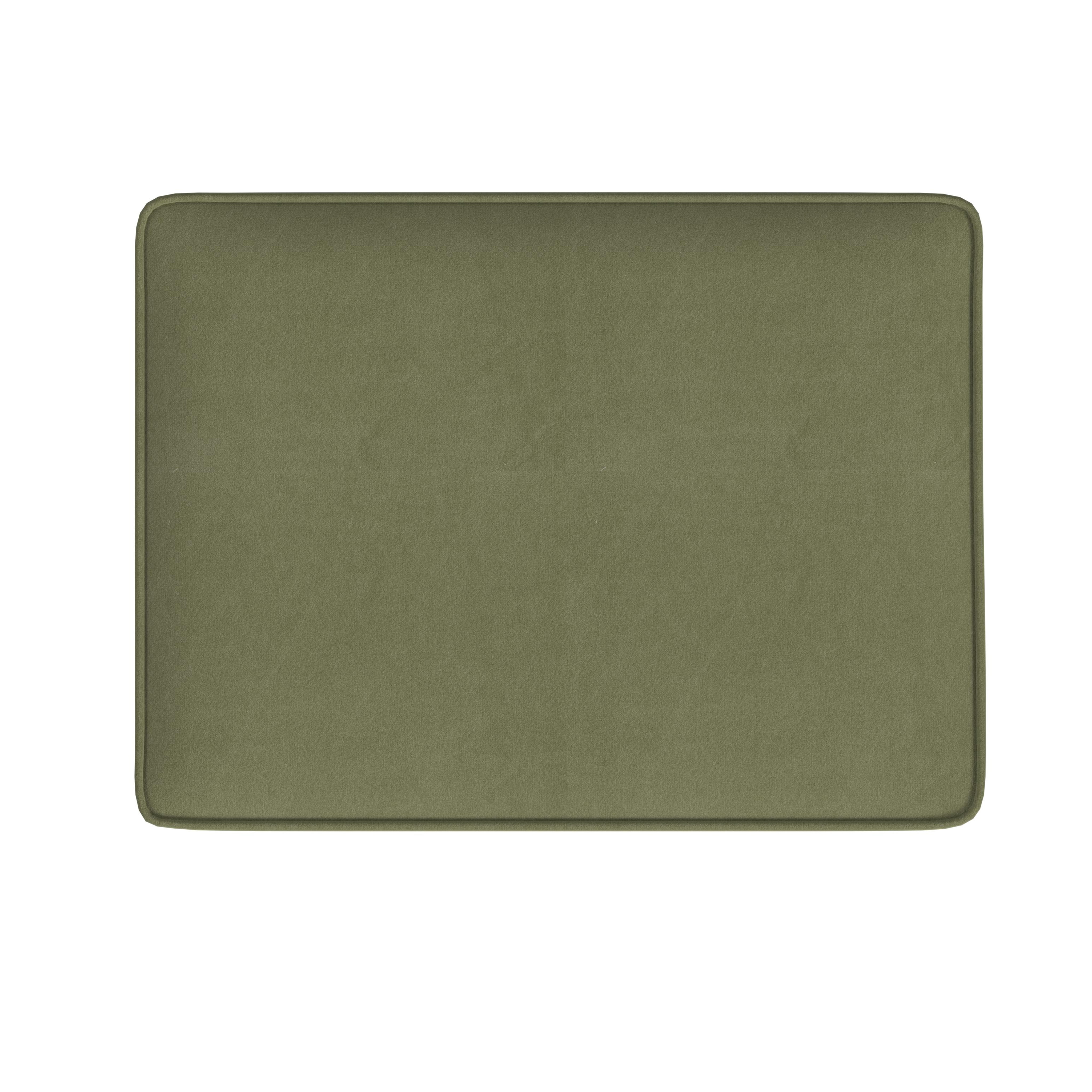 HomePop Dinah Storage Ottoman, Light Sage Green Velvet