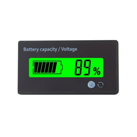 

12V Battery Meter Digital Display Durable LCD Screen Voltage Indicator For Car