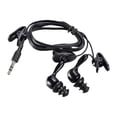 thumbnail image 1 of Auriculares impermeables de 3,5 mm con clip giratorio para audio bajo el agua. Negro, 1 of 9