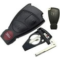 thumbnail image 1 of puou 4 Butons Remplacement de Clé de Voiture Télécommandée Coque pour Mercedes Benz E C R CL GL SL CLK SLK AMG Classe Doux, 1 of 5