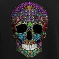 thumbnail image 3 of CafePress - Colorskull On Black Pajamas - Women's Short Sleeve Print T-Shirt and Pants Dark Cotton Pajama Set, 3 of 7