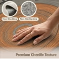 thumbnail image 6 of ODIKA 9'x12' Washable Area Rug Non-Shedding, Easy Care Farmhouse Rings Earthy Ring Concentric Annual Growth Stump Grain Refined for Master Suite, California King, Under Bed, 6 of 7