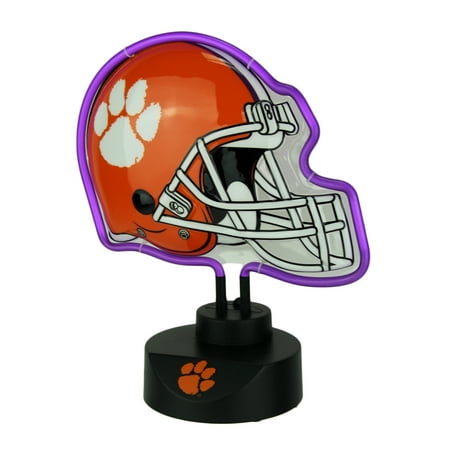 - Clemson Tigers Football Helmet Neon Tabletop Statue Accent Lamp