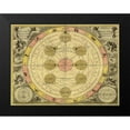 thumbnail image 2 of Cellarius, Andreas 24x19 Black Modern Framed Museum Art Print Titled - Maps of the Heavens: Theoria Luna, 2 of 5