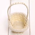 thumbnail image 3 of Flmtop Plastic Weaving Vegetable Fruit Picnic Storage Basket Box Cosmetics Organizer, 3 of 7