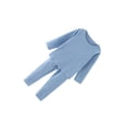 thumbnail image 2 of Minnieouse Calzoncillos largos para niños, conjunto de ropa interior térmica cálida de invierno para niños, capa base de manga larga, ropa elástica Ropa interior Cielo azul Minnieouse AP013731-02, 2 of 6