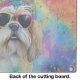 thumbnail image 2 of Shih Tzu Hippie Dawg Glass Cutting Board Large 12 in x 15 in, 2 of 5