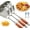 3PCS, variant on Wooden Handle Stainless Steel Skimmer,16 Inch Deep Frying Scoop with Hanging Holes, 304 Stainless Steel Fryer Skimmer Spoons for Kitchen Cooking Frying Draining (1PC)