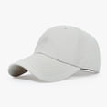 thumbnail image 2 of Men Quick Dry Sport Baseball Cap, Athletic Fitted Cap Mesh Adjustable Plain Hat Running Trucker Hat for Women Light Gray One Size, 2 of 3