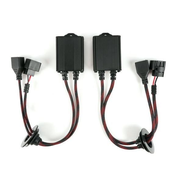 ARC Lighting Headlight Wiring Harness 20262 Tiny Monster; For Use With PSX26W/PSX24W/P13W Bulb; Set Of 2