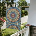 thumbnail image 5 of Wukai Round Mandala Garden Flags Double Sided Welcome Garden Yard House Flags Outside Outdoor House (Only Flag), 5 of 8